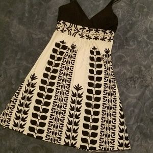 Black and white summer dress